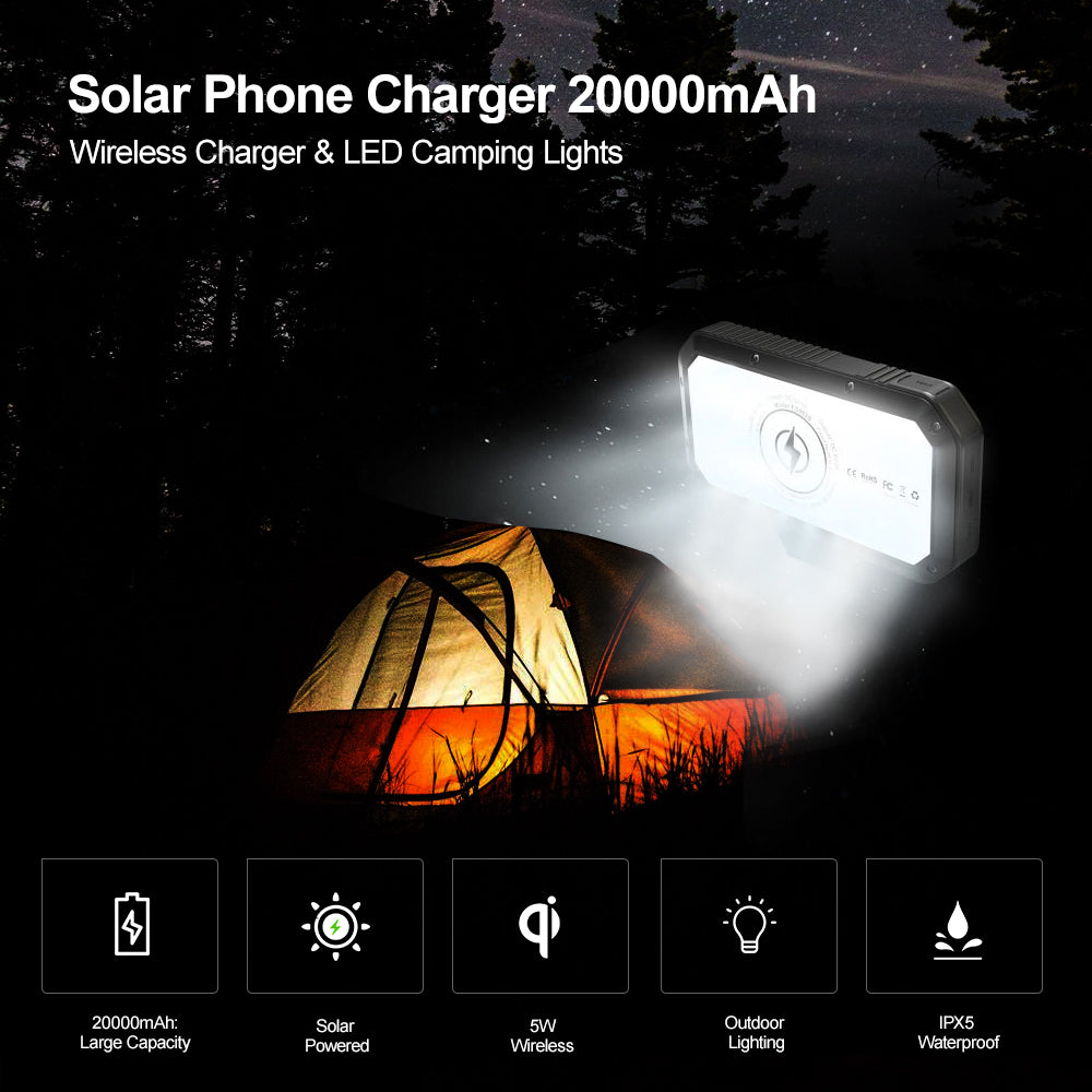 Waterproof Solar Power Bank