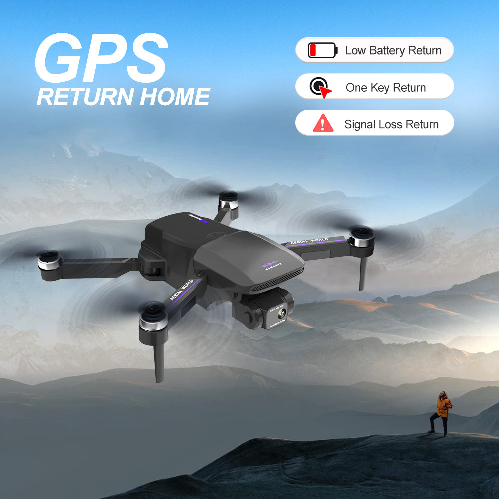 GPS 4K  Drone with Three-axis Gimbal and Brushless Motor